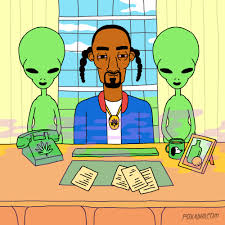 Snoop Dogg with aliens